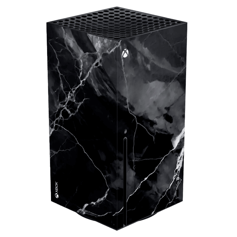 Black Marble Xbox Series X Skin Xonebrand