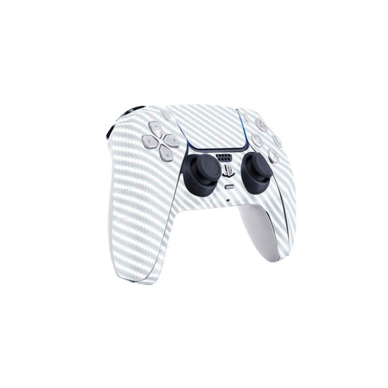 Fibra Carbono Blanco Skin Playstation 5 Pro