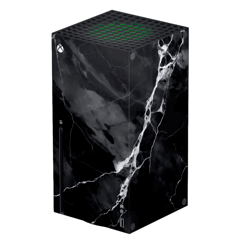 Black Marble Xbox Series X Skin Xonebrand