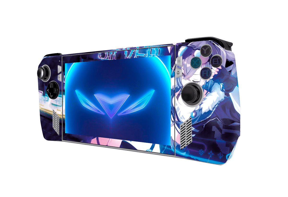 Silver Wolft Skin Asus Rog Ally