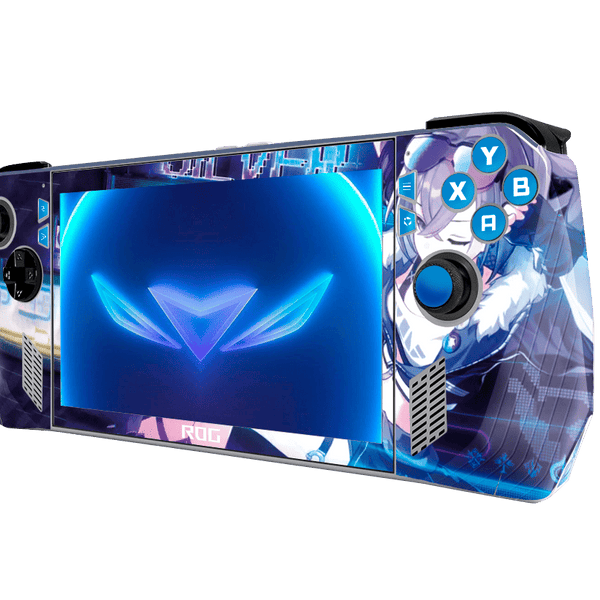 Silver Wolft Skin Asus Rog Ally Xonebrand