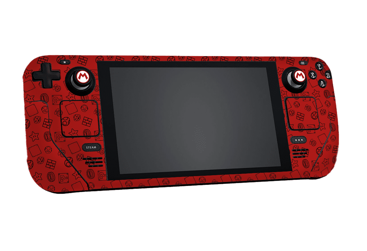 Super Mario Bros Steam Deck Handheld Gaming Computer Skin