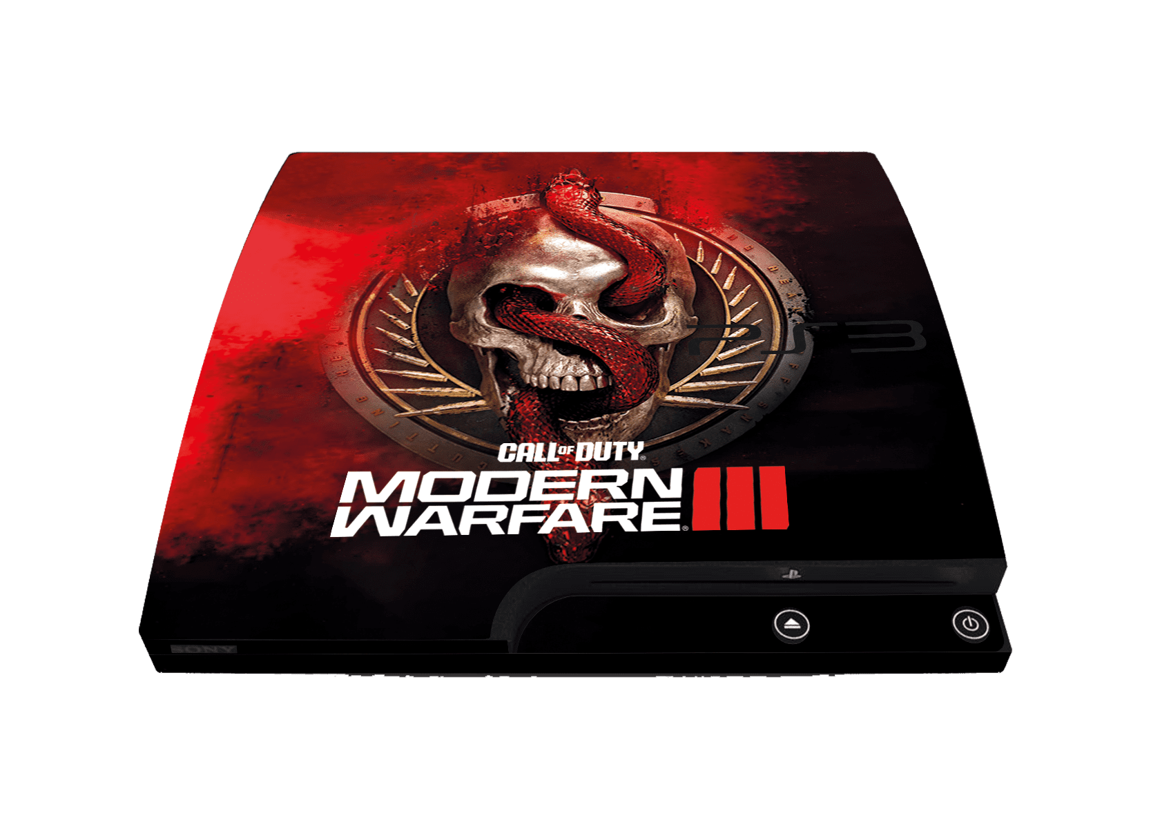 Call of Duty Modern Warfare III Skin Playstation 3 Slim Xonebrand