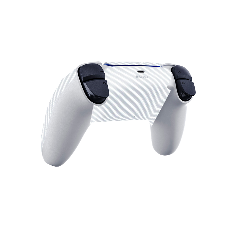 Fibra Carbono Blanco Skin Playstation 5 Pro