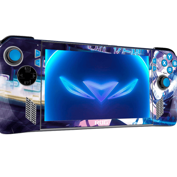 Silver Wolft Skin Asus Rog Ally Xonebrand