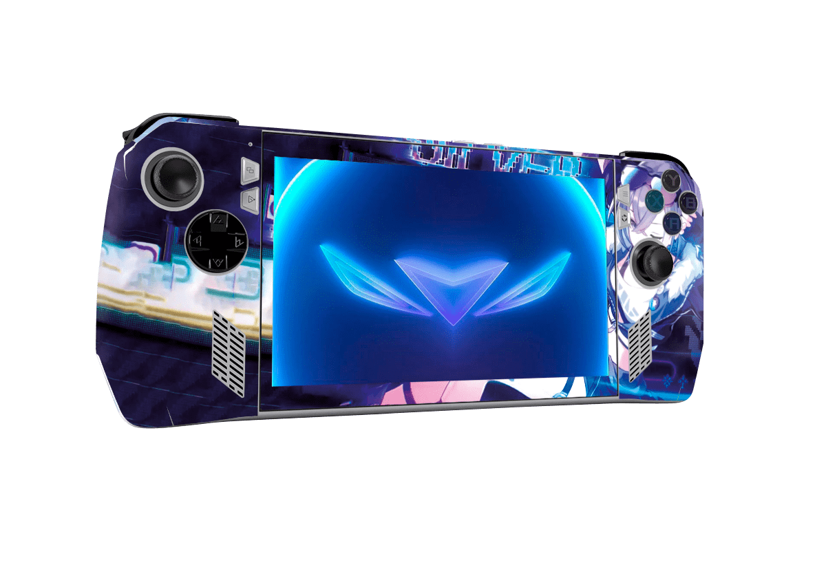 Silver Wolf Asus Rog Ally Handheld Gaming Computer Skin