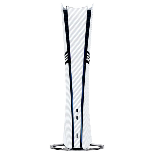 Fibra Carbono Blanco Skin Playstation 5 Pro