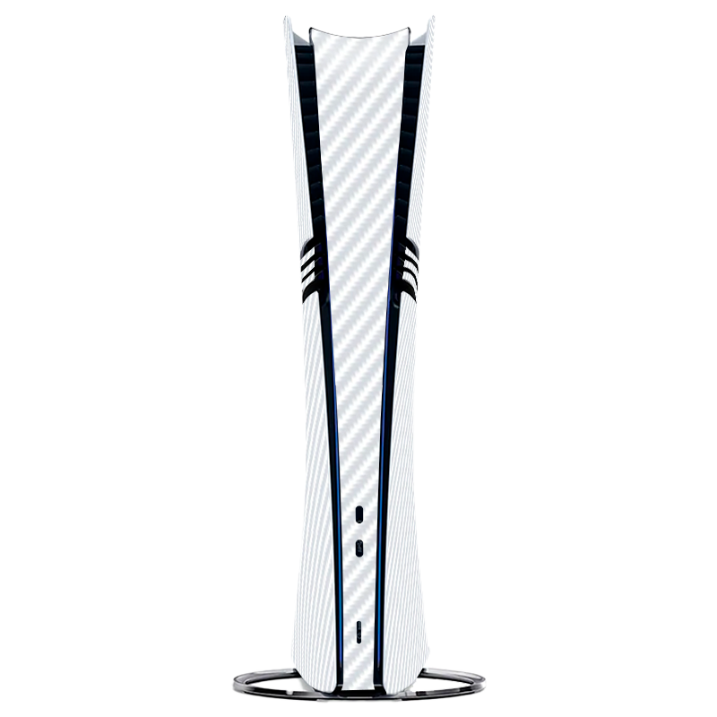 Fibra Carbono Blanco Skin Playstation 5 Pro