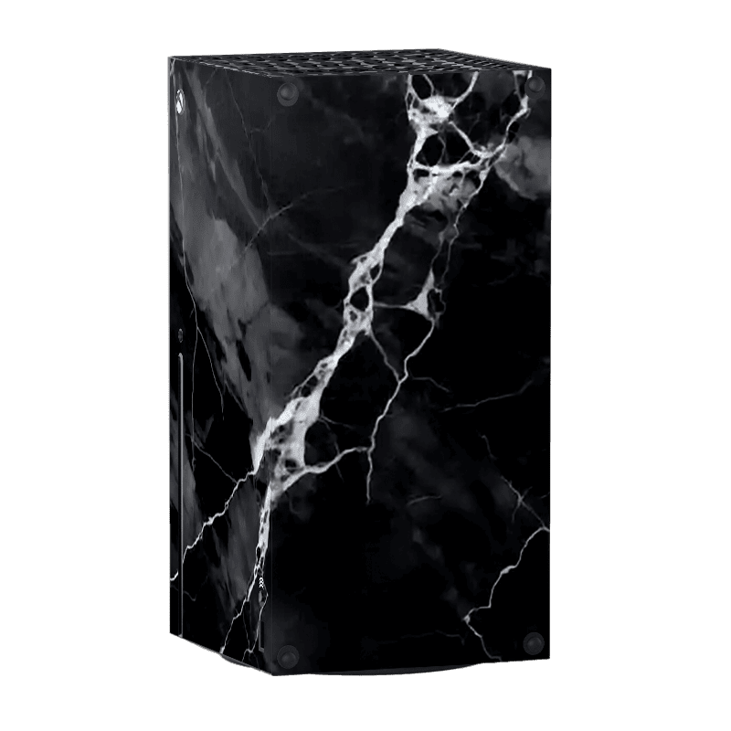 Black Marble Xbox Series X Skin Xonebrand