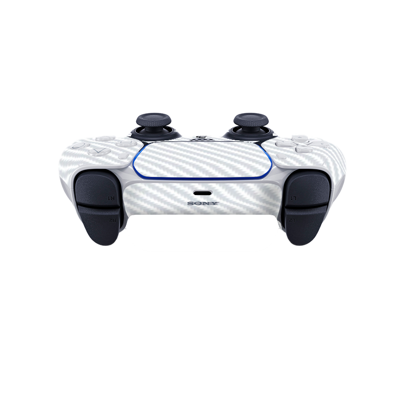 Fibra Carbono Blanco Skin Playstation 5 Pro