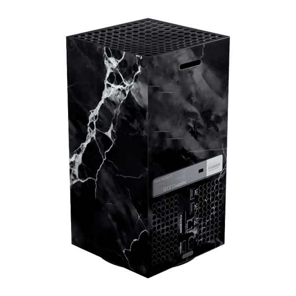 Black Marble Xbox Series X Skin Xonebrand