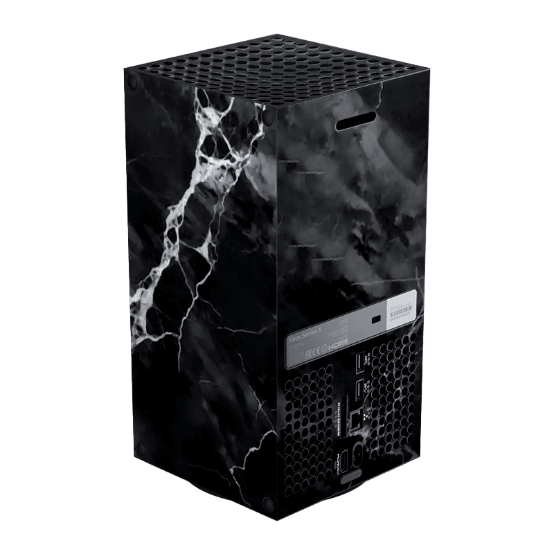 Black Marble Xbox Series X Skin Xonebrand