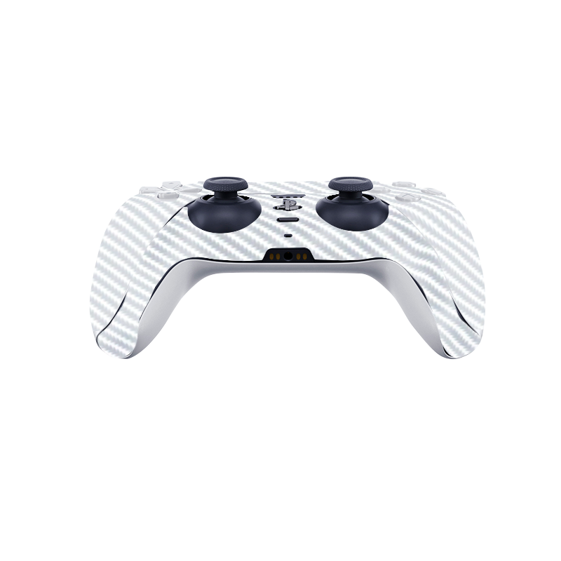 Fibra Carbono Blanco Skin Playstation 5 Pro