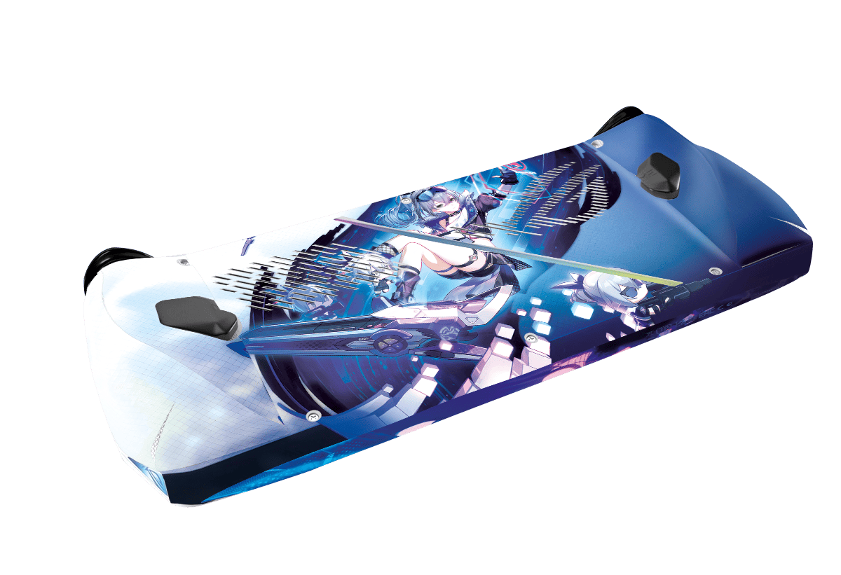 Silver Wolft Skin Asus Rog Ally Xonebrand