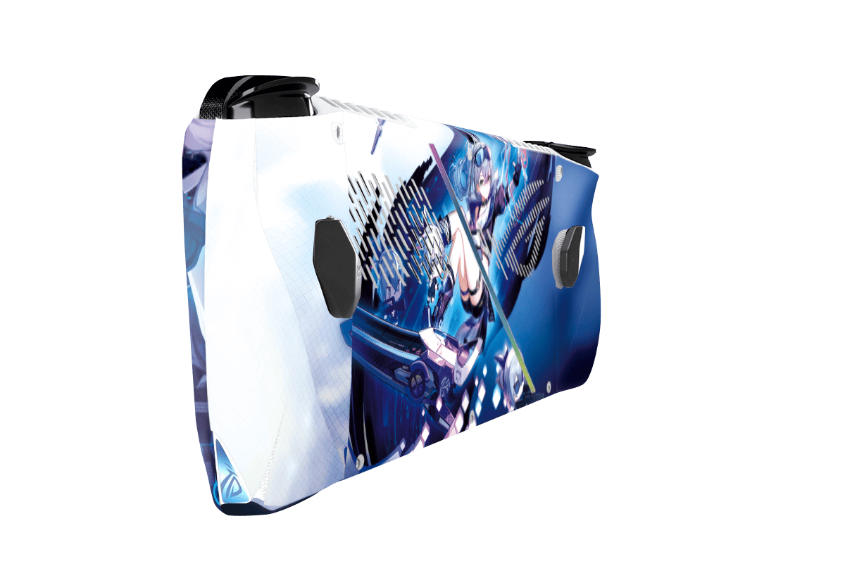 Silver Wolft Skin Asus Rog Ally Xonebrand