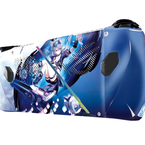 Silver Wolft Skin Asus Rog Ally Xonebrand