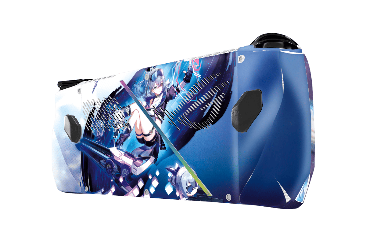 Silver Wolft Skin Asus Rog Ally Xonebrand