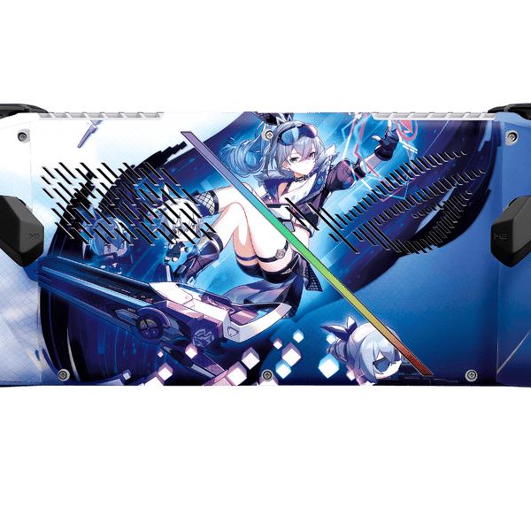 Silver Wolft Skin Asus Rog Ally Xonebrand
