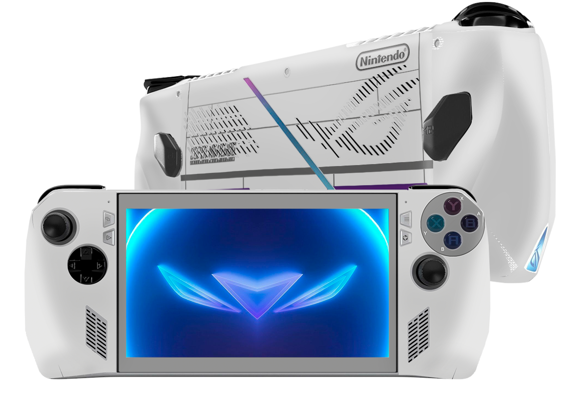 SNES Asus Rog Ally Handheld Gaming Computer Skin