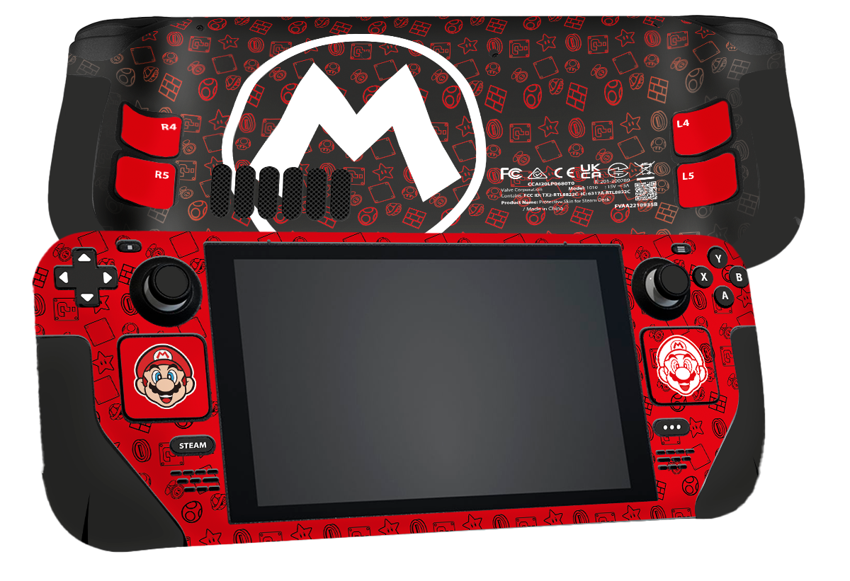 Super Mario Bros Steam Deck Skin Xonebrand