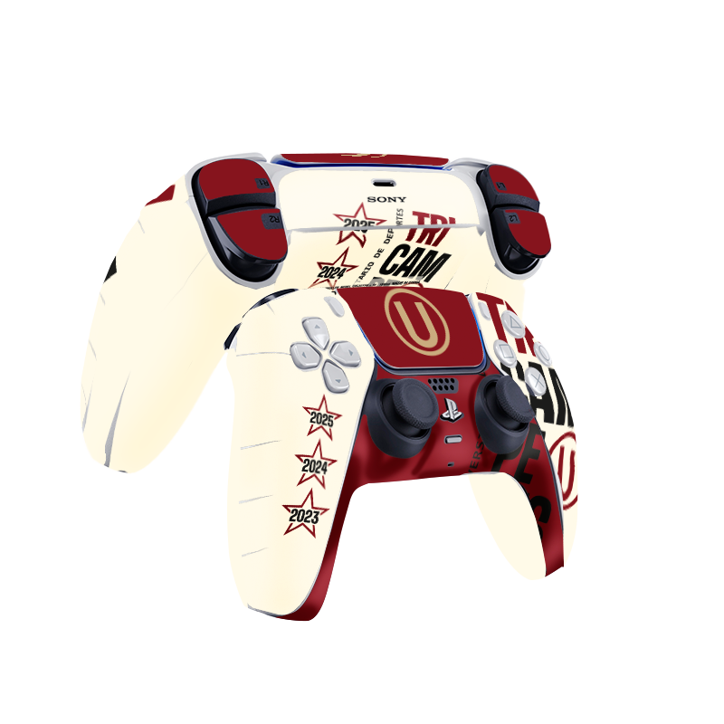 Universitario Tricampeon Skin Playstation 5 DualSense Full Xonebrand