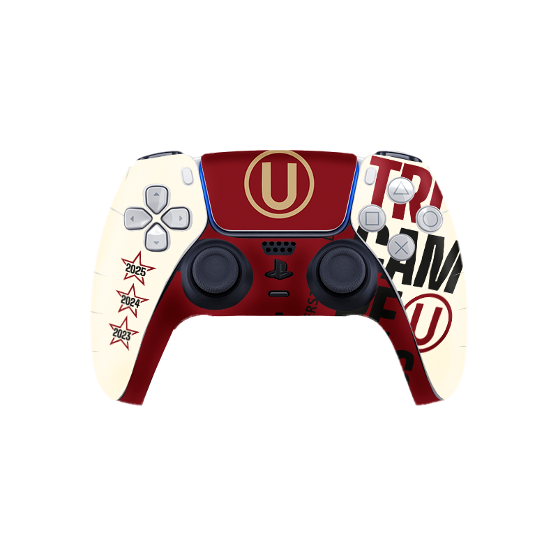Universitario Tricampeon Skin Playstation 5 DualSense Full Xonebrand