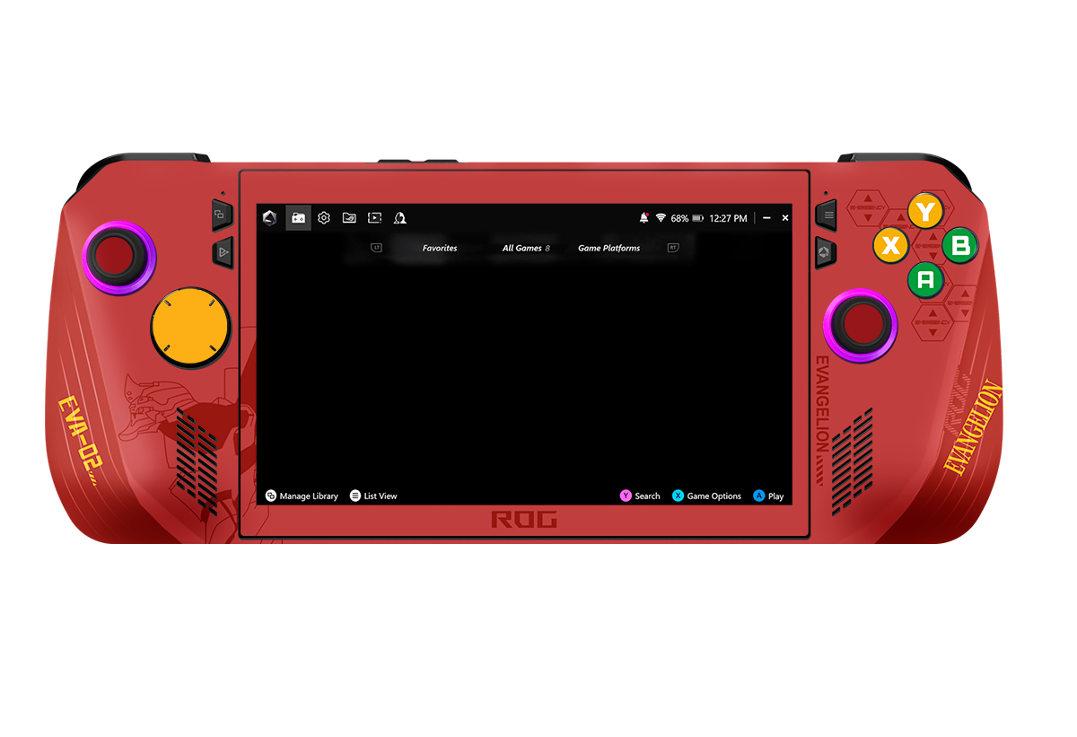 Evangelion Eva-02 Skin Asus Rog Ally X Xonebrand