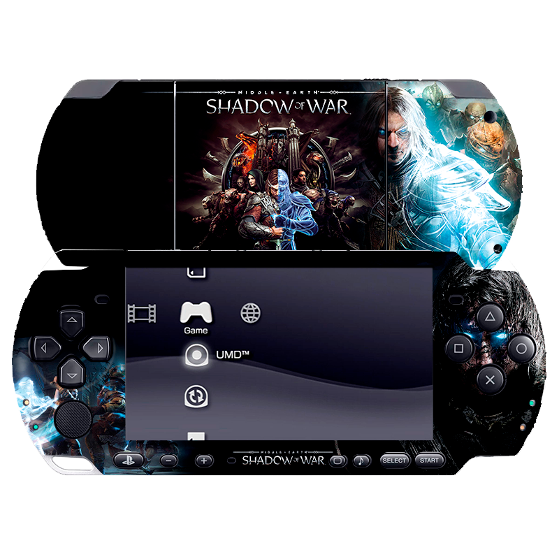 Shadow of War PSP portátil para juegos Bundle Skin