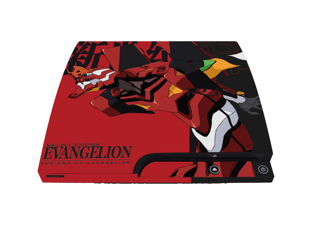 Evangelion eva 02 Skin Playstation 3 Slim Xonebrand