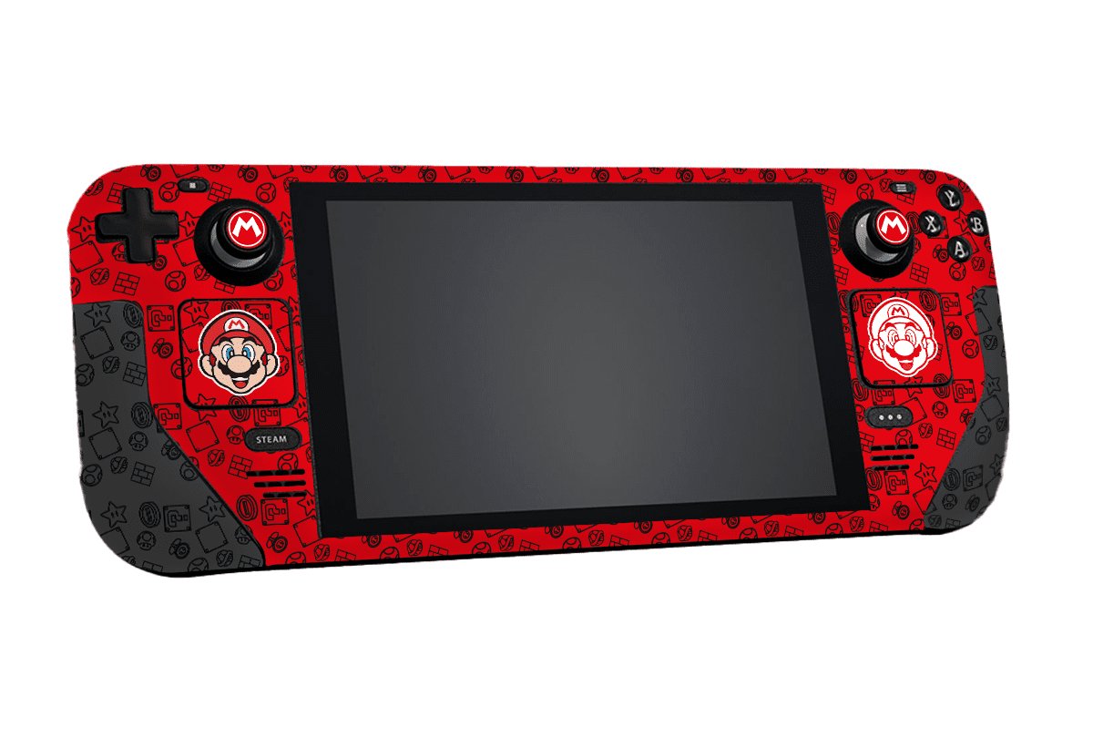 Super Mario Bros Steam Deck Handheld Gaming Computer Skin