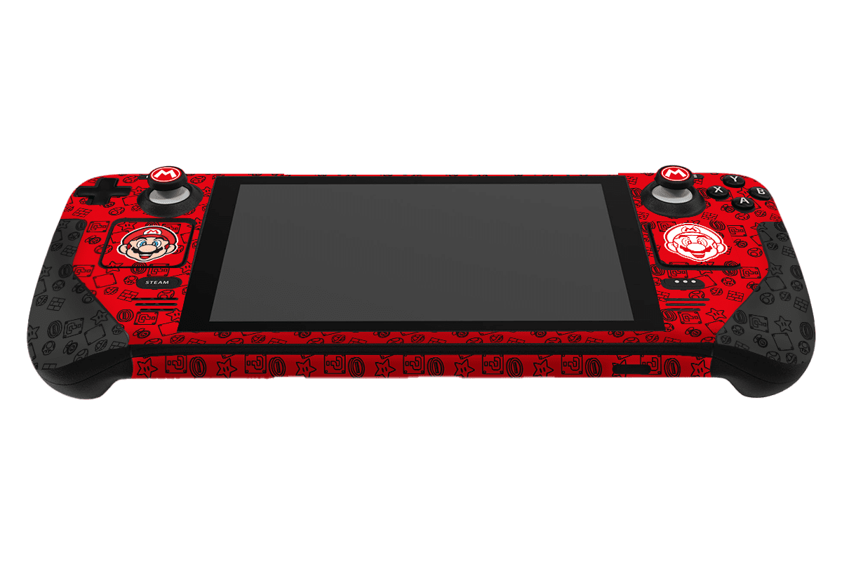 Super Mario Bros Steam Deck Handheld Gaming Computer Skin