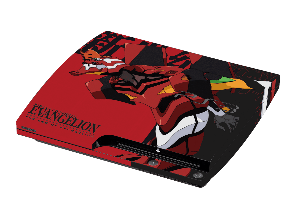 Evangelion eva 02 Skin Playstation 3 Slim Xonebrand