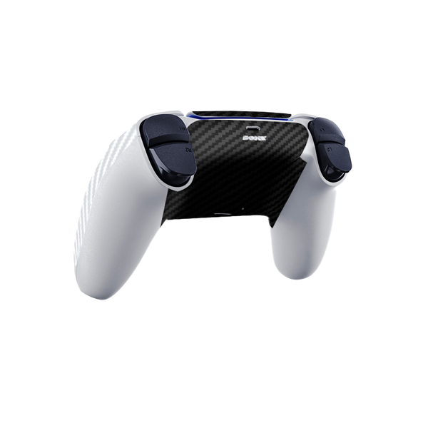 Fibra Carbono Blanco & Negro Skin Playstation 5 Pro