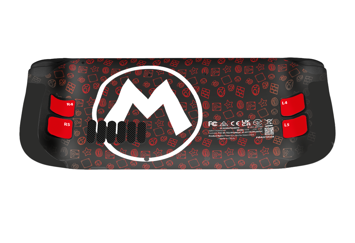 Super Mario Bros Steam Deck Skin Xonebrand