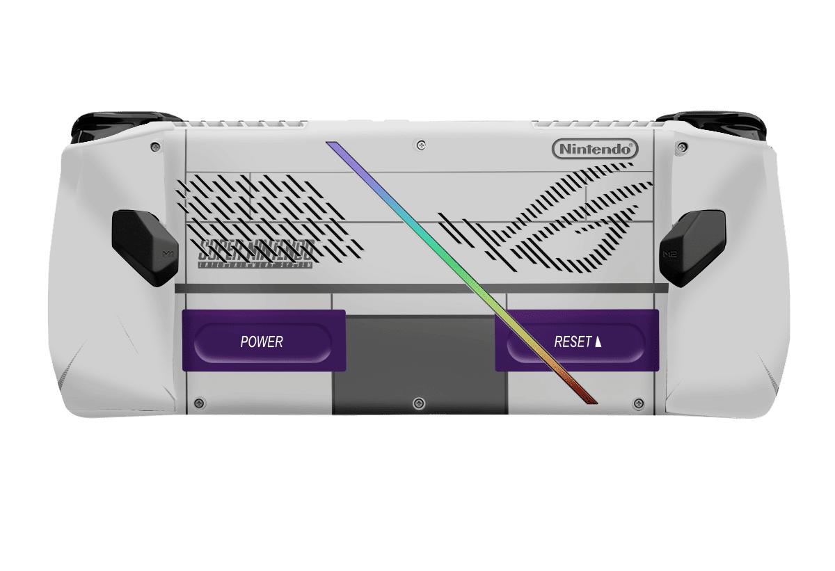 SNES Asus Rog Ally Handheld Gaming Computer Skin