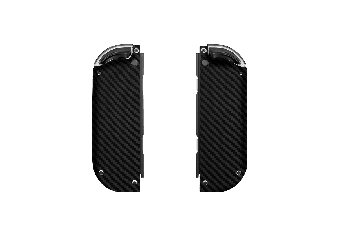 Fibra Carbono Negro Skin Nintendo Switch OLED (2021)