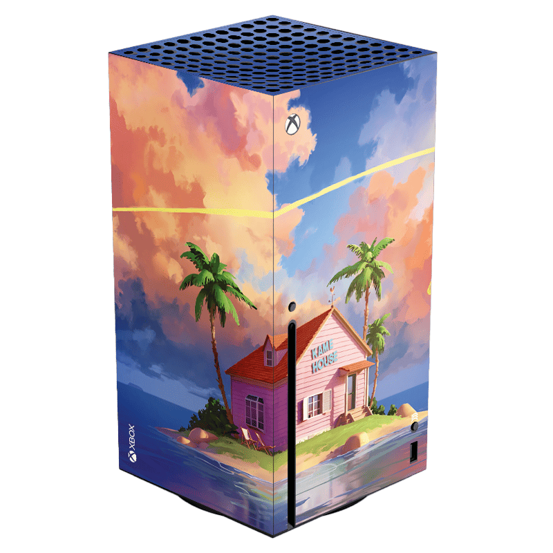 Dragon Ball Kame House Xbox Series X Skin Xonebrand