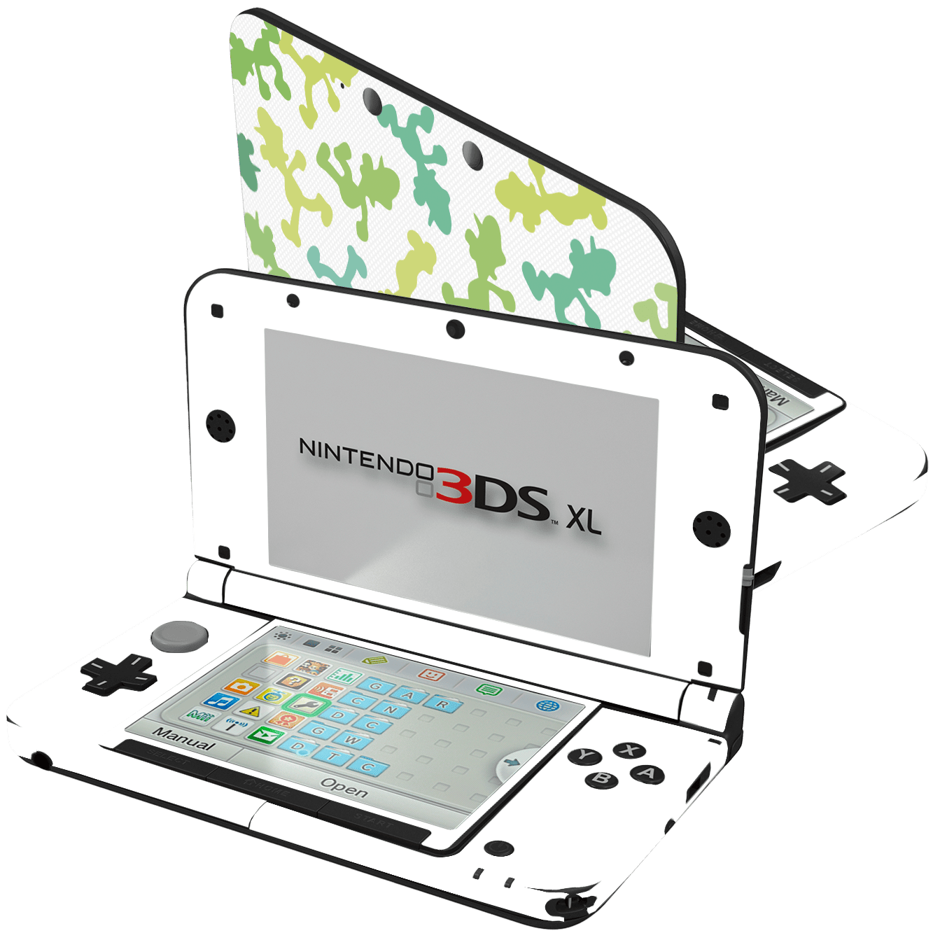 Luigi 30 Aniversario Skin Nintendo 3Ds XL (2012)