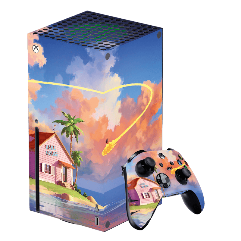 Dragon Ball Kame House Skin Xbox Series X