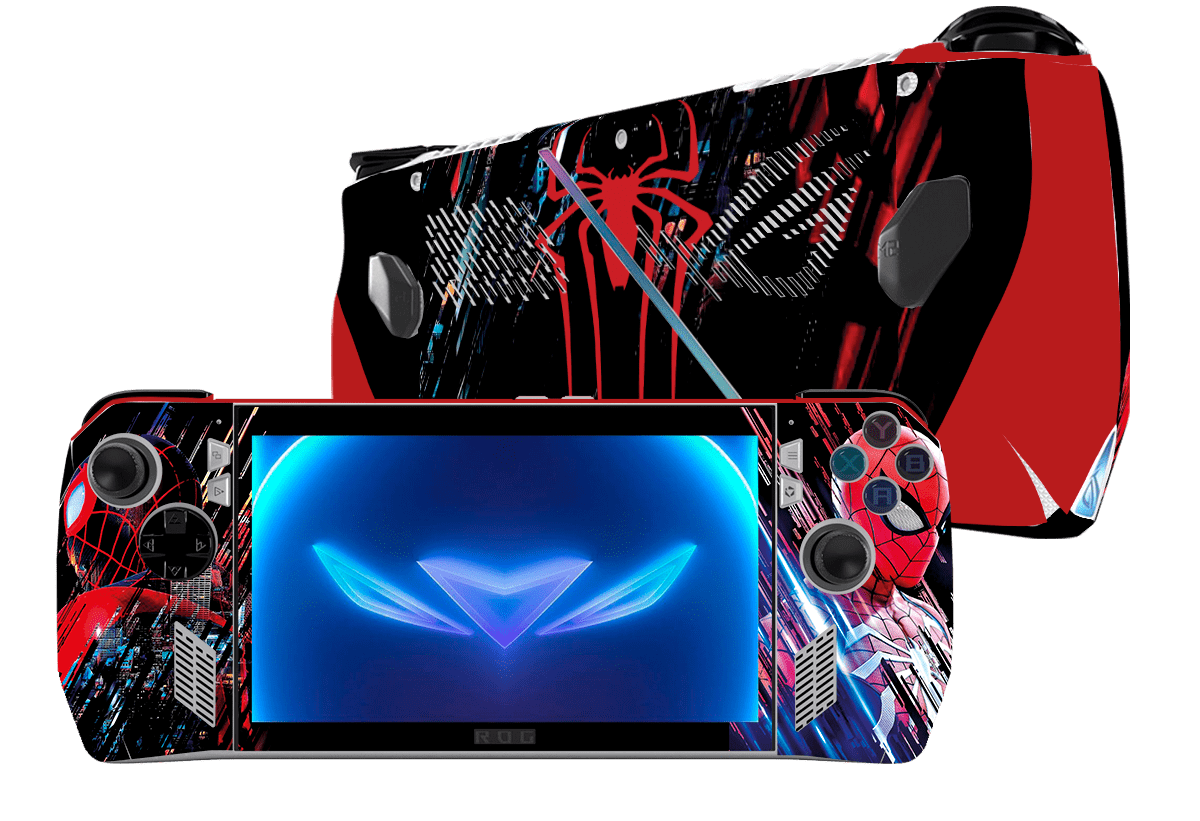 Skin spiderman miles morales para Asus ROG Ally de Xonebrand