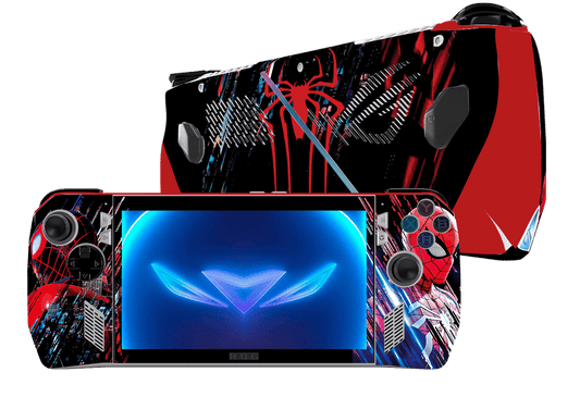 Skin spiderman miles morales para Asus ROG Ally de Xonebrand