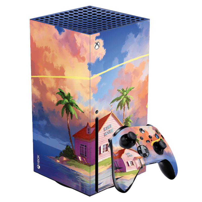 Dragon Ball Kame House Xbox Series X Skin Xonebrand