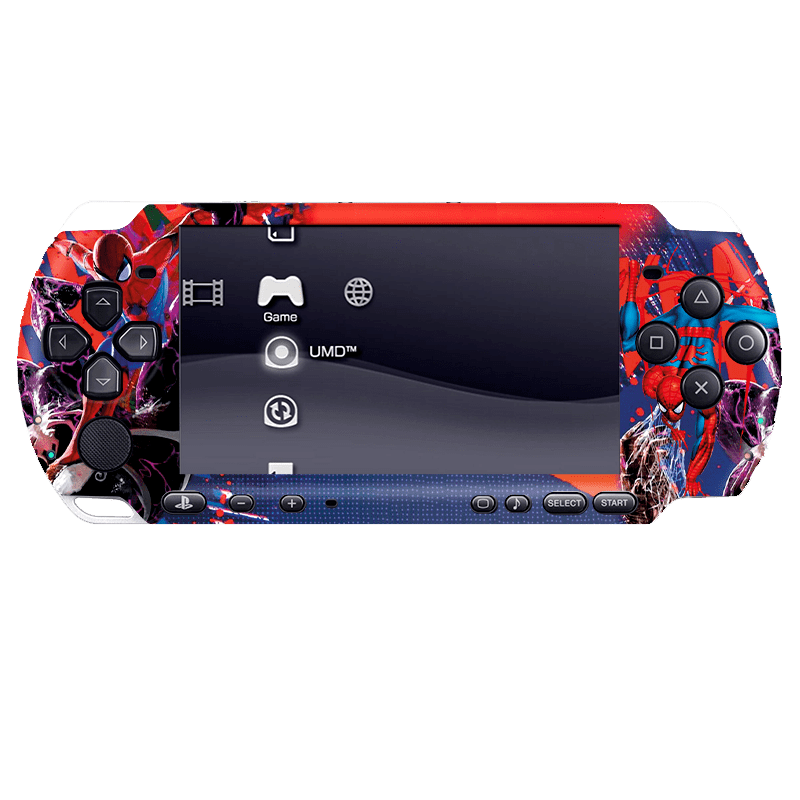 Spiderman vs Venom PSP portátil para juegos Bundle Skin