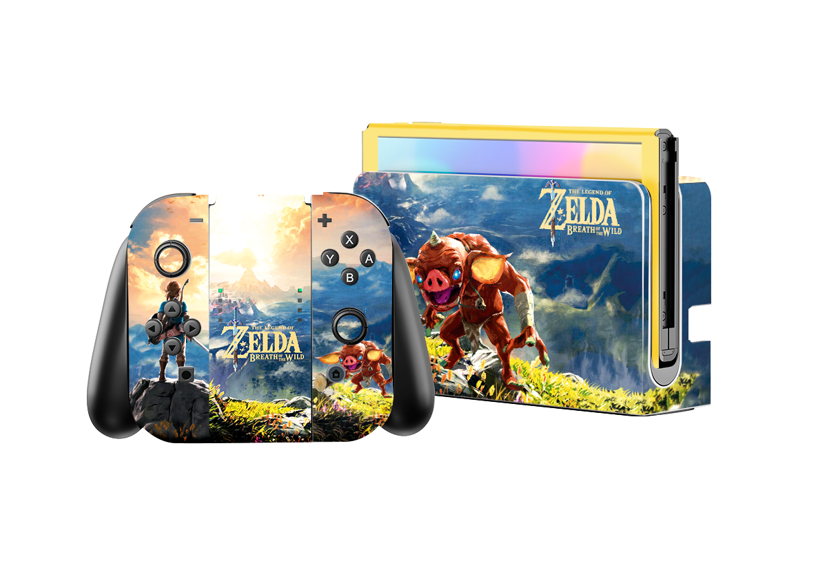 Leyenda de Zelda Skin Nintendo Switch OLED (2021) Xonebrand
