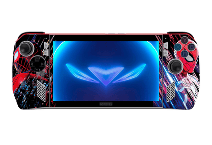 Spideraman Asus Rog Ally Handheld Gaming Computer Skin