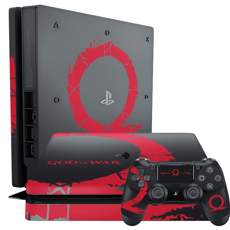 Especial God of War PS4 Slim Bundle Skin