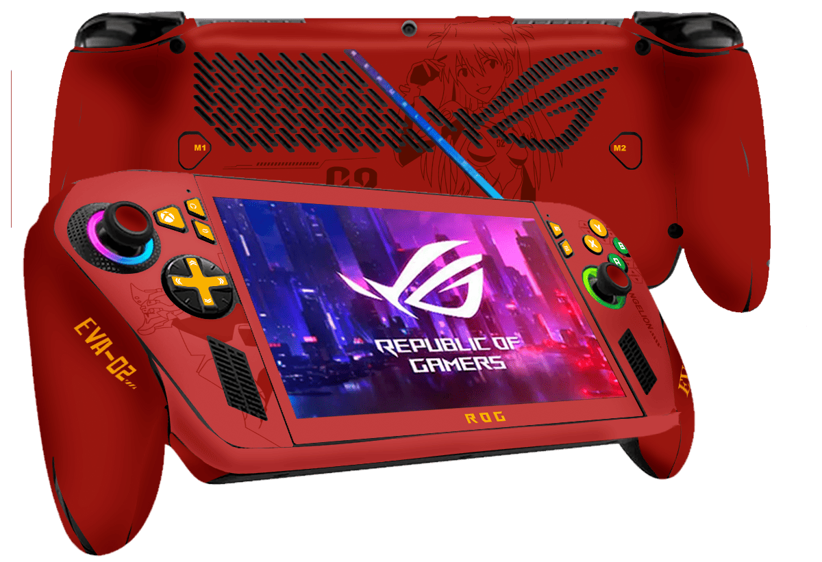 Evangelion Eva 02 Asus ROG Xbox Ally Skin Xonebrand