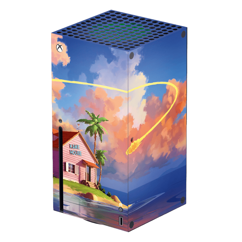 Dragon Ball Kame House Xbox Series X Skin Xonebrand