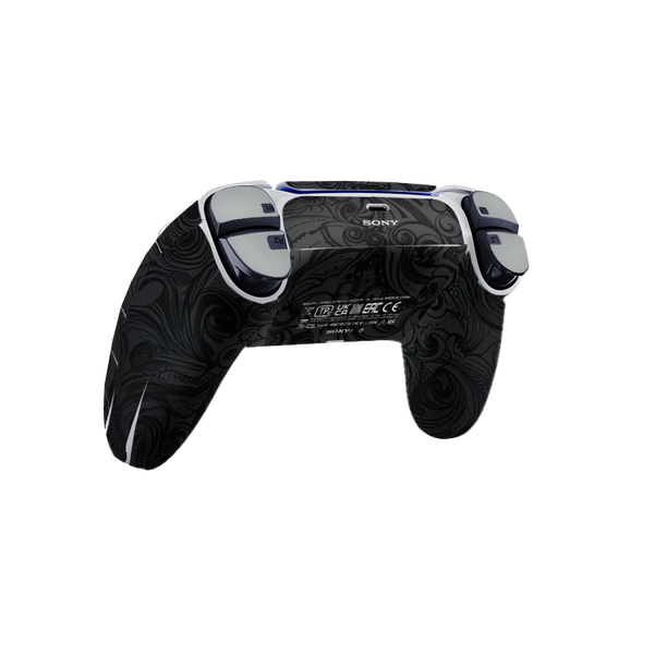 Flower Black Skin Playstation 5 DualSense Full Xonebrand