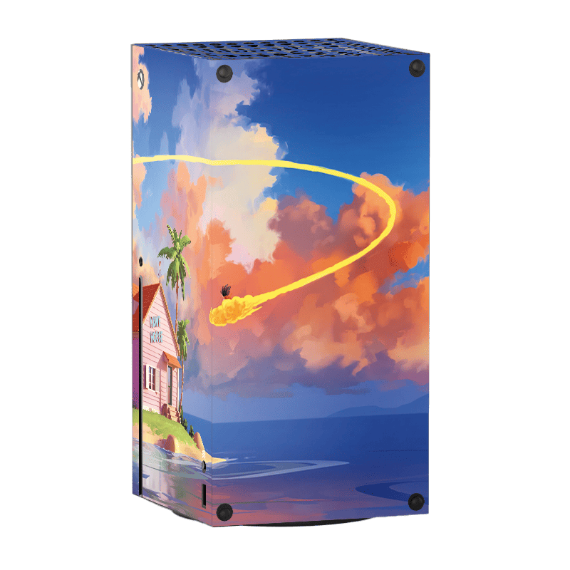 Dragon Ball Kame House Xbox Series X Skin Xonebrand